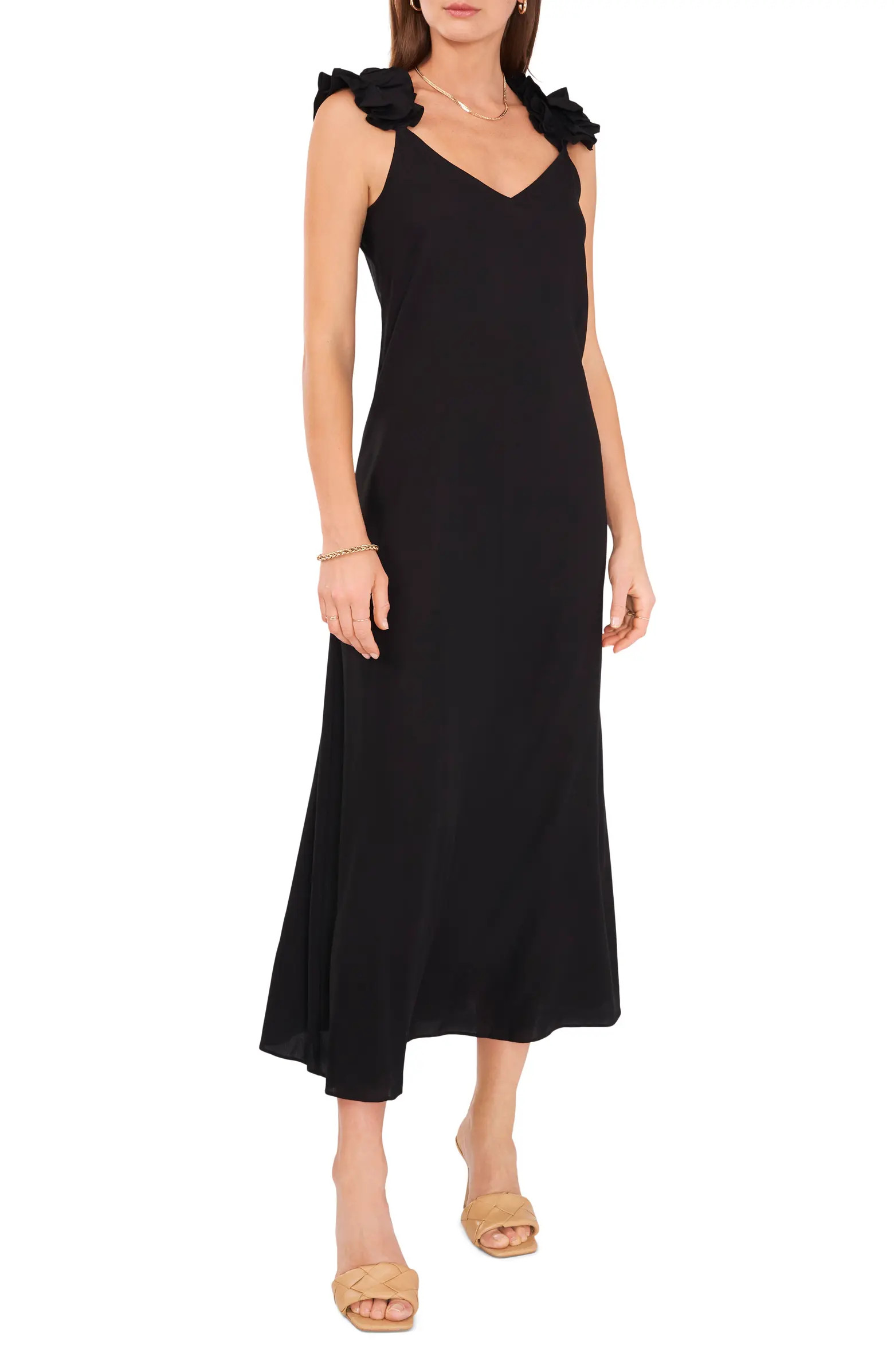 Vince Camuto Ruffle Strap Slipdress | Nordstrom | Nordstrom