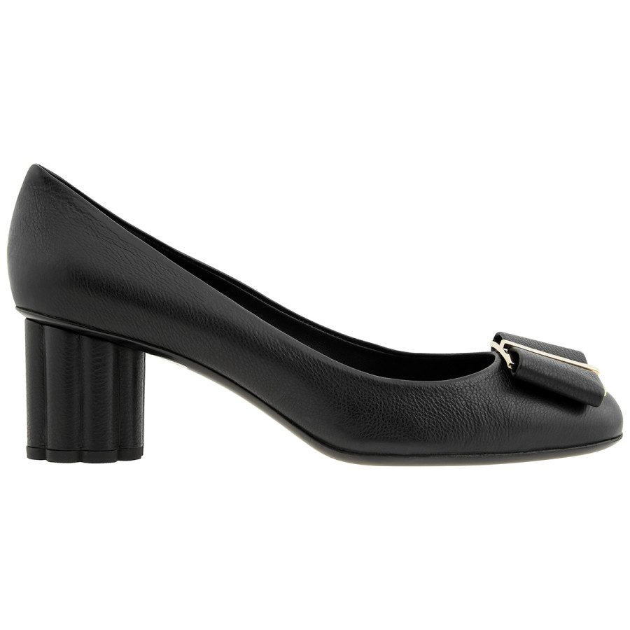 Salvatore Ferragamo Capua 55 Ornament Bow Flower Heel Pumps | Jomashop.com & JomaDeals.com