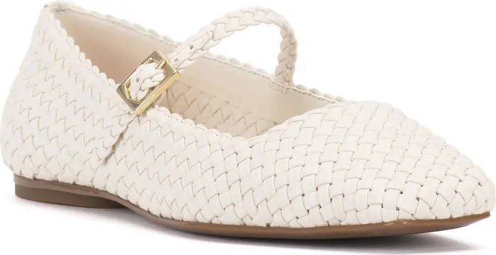 Vinley Mary Jane Square Toe Flat (Women) | Nordstrom