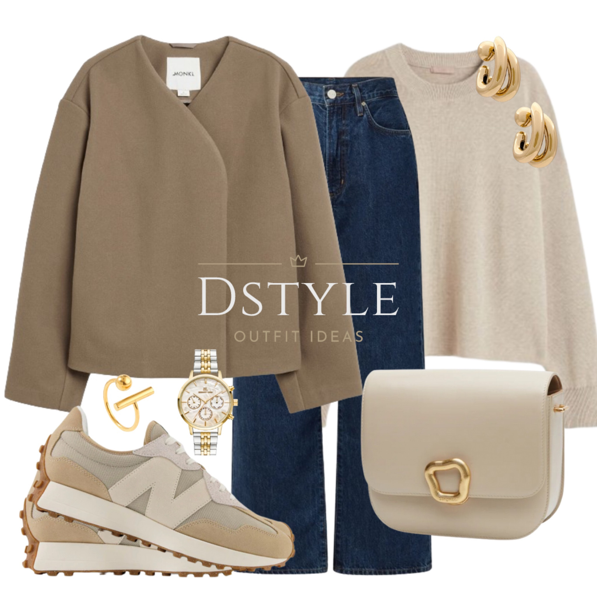 Oversized beige sweater, dark denim wide-leg jeans, textured mole jacket, and matching New Balance sneakers. Embrace the January chill with style! ❄️👟 #WinterFashion #CozyChic

#LTKstyletip #LTKSeasonal #LTKshoecrush