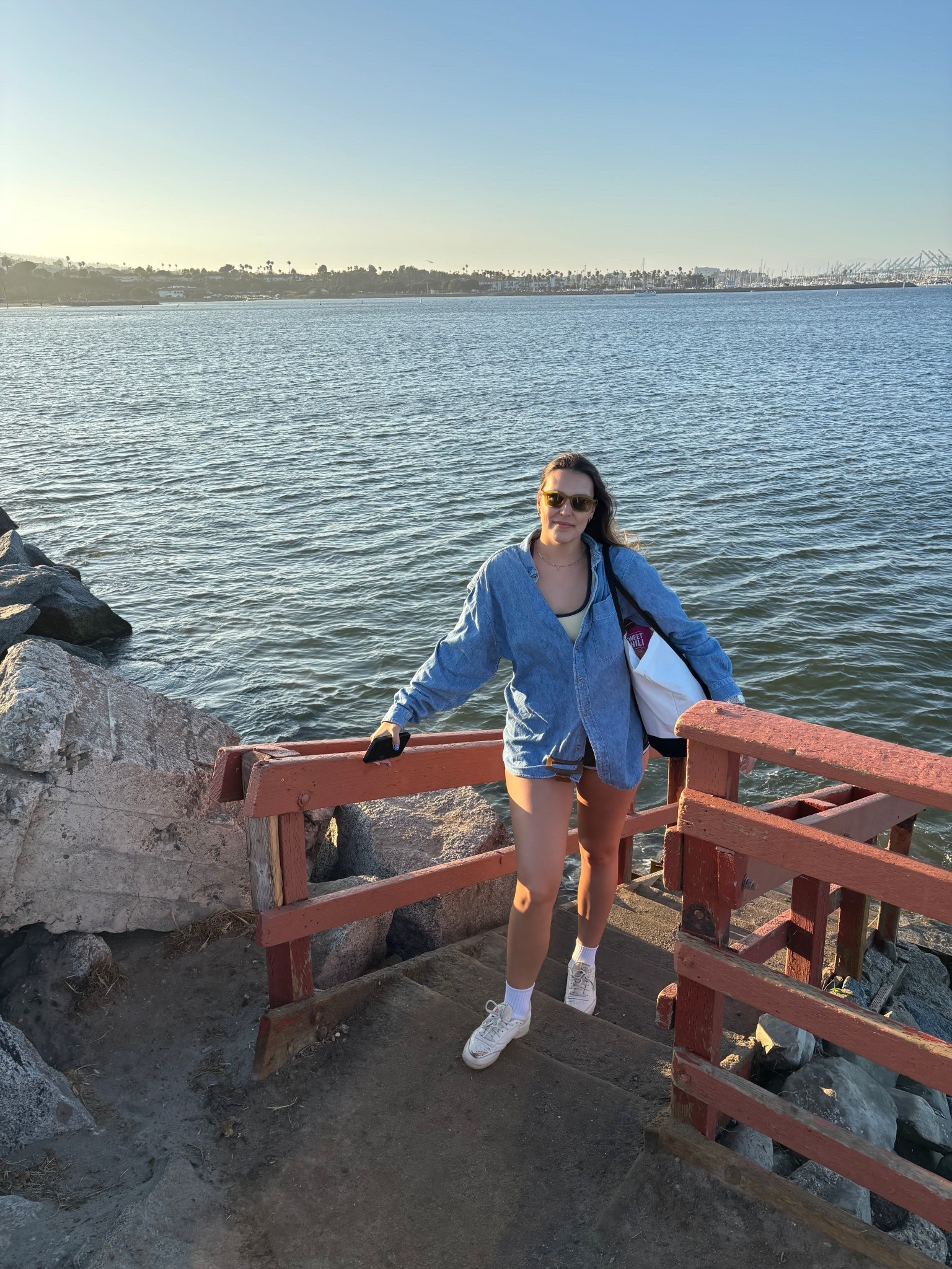 waiting to get picked up for some boat fireworks in long beach 

#LTKSeasonal #LTKMidsize #LTKActive