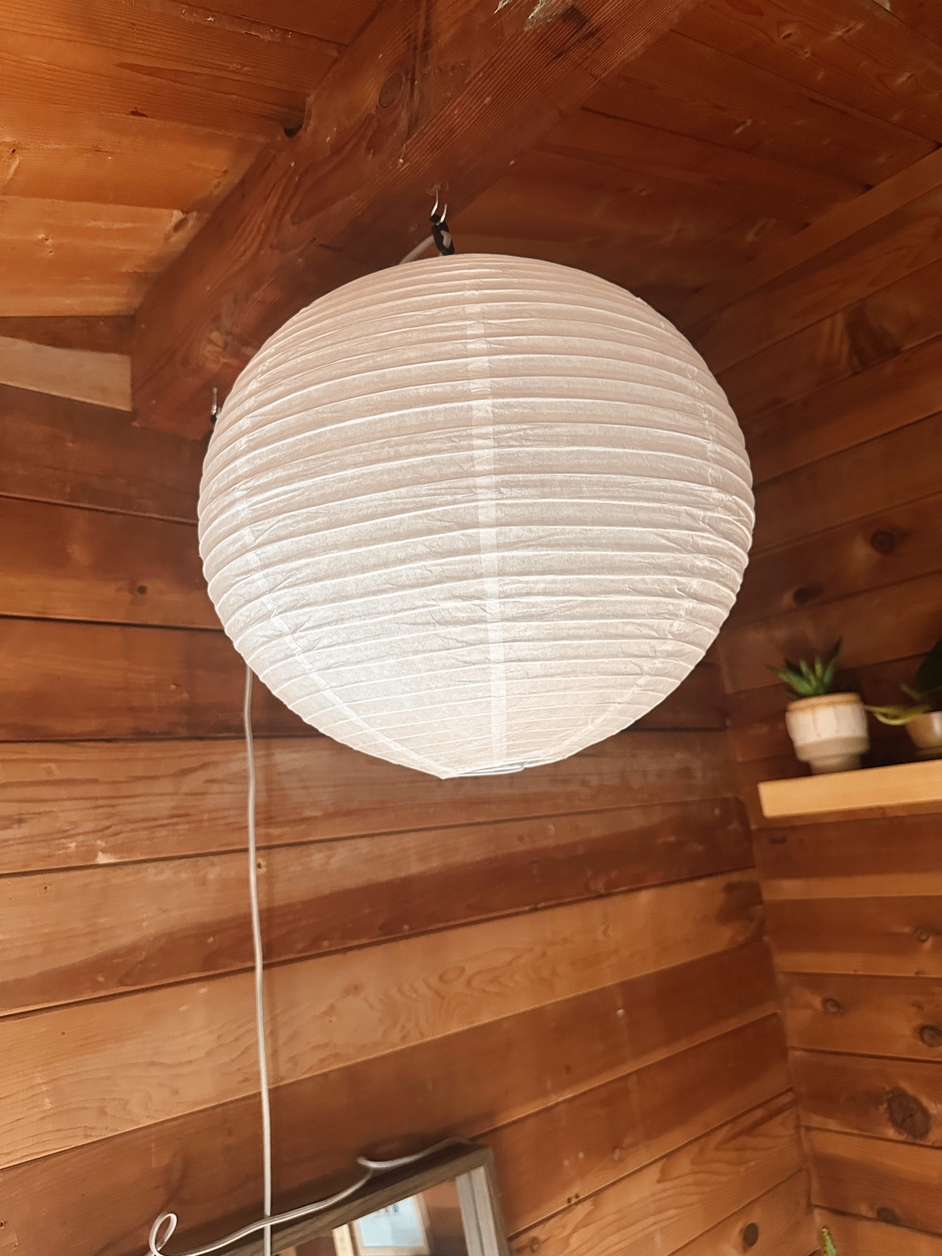 Paper shade lighting to add a nice ambiance and vibe to your home. I have mine in my home office.  

 #LTKHome #LTKSaleAlert #LTKFindsUnder50