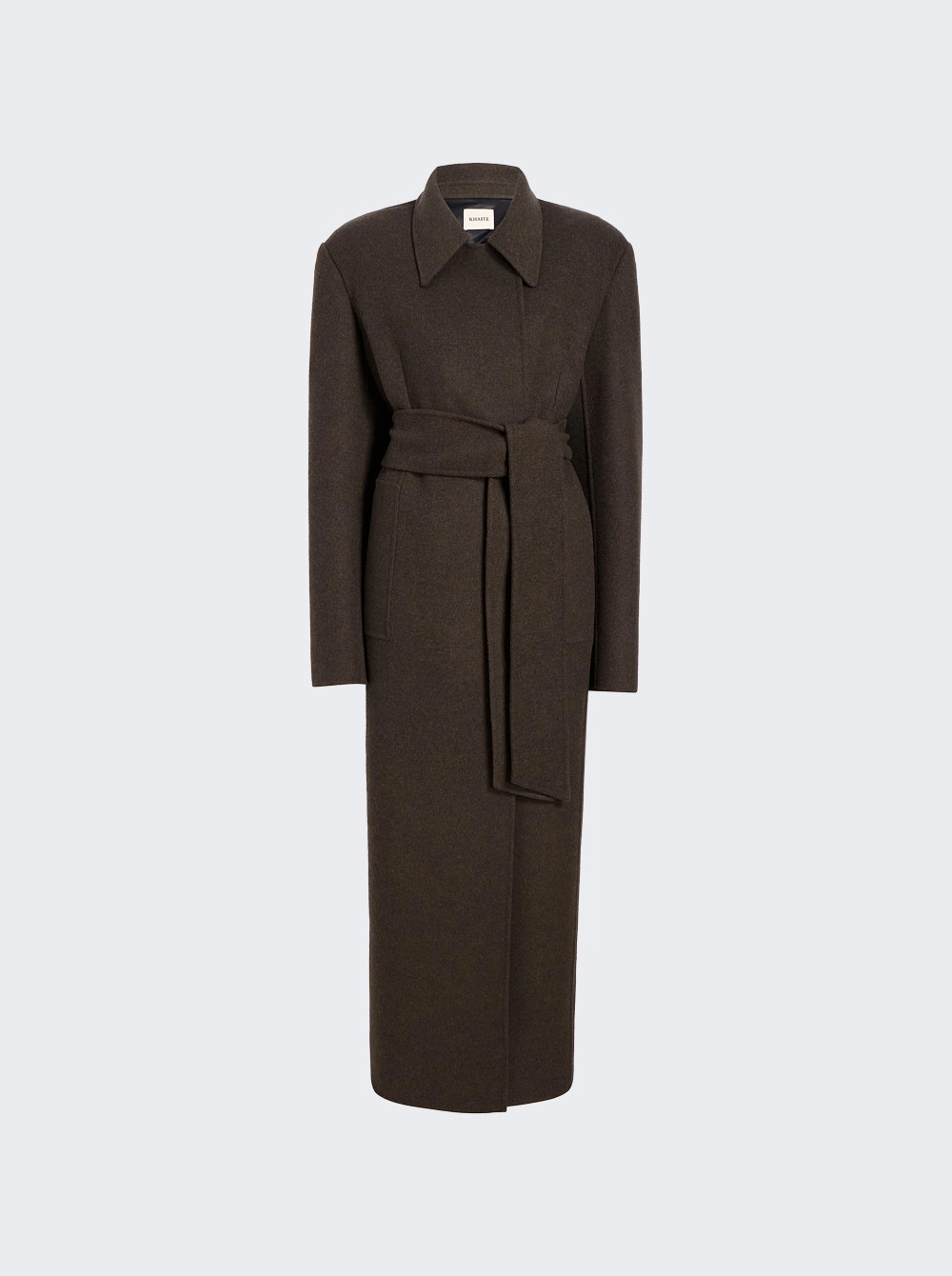 Lea Coat Army Melange  | The Webster | The Webster