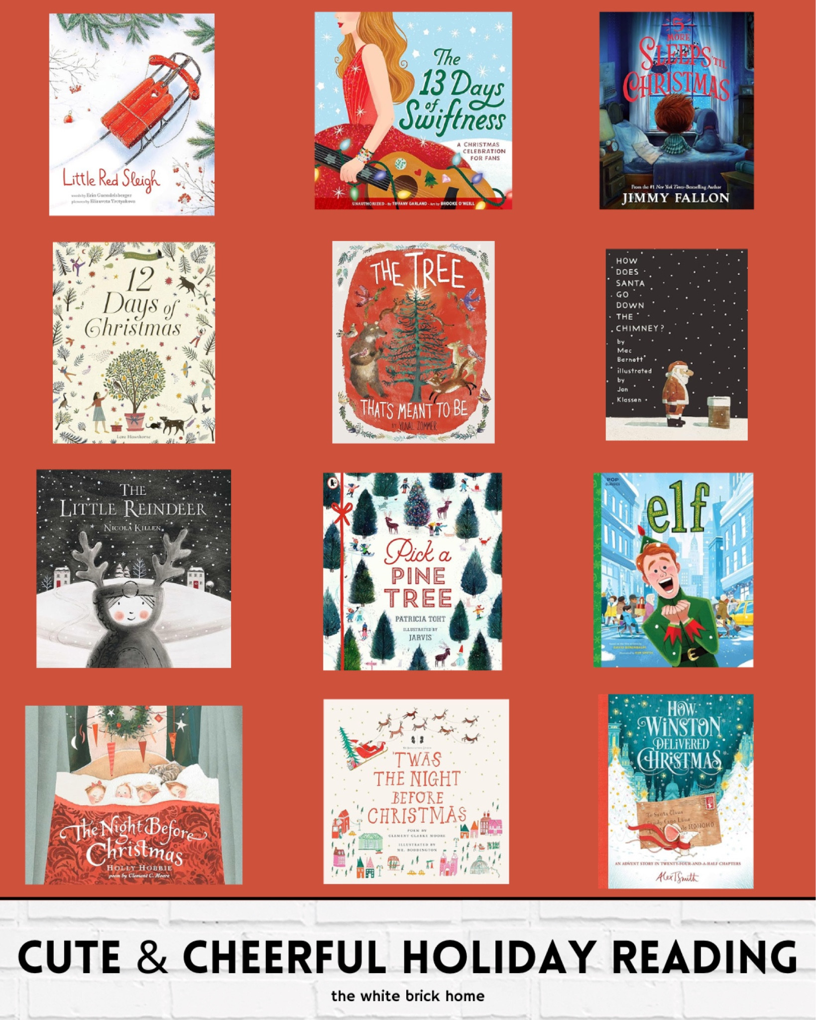 A round up of cute and entertaining reads for the holiday season ahead! 

Kids books, Christmas books, Christmas reading list, holiday reading list, Christmas gifts, holiday gifts, Christmas kids books, holiday kids books, Christmas books for kids Amazon, Amazon, Amazon Christmas books, toddler gifts, kids gifts, kids reading list, holiday reading list, Christmas decor, holiday decor, home finds, home decor holiday, books under $20, kids gifts under $20. 

#LTKGiftGuide #LTKKids #LTKHome