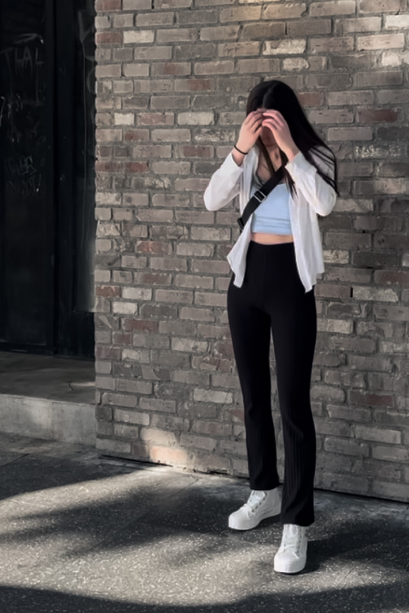 Black flared high waist pants are everything 🖤

#LTKfit #LTKstyletip #LTKFind