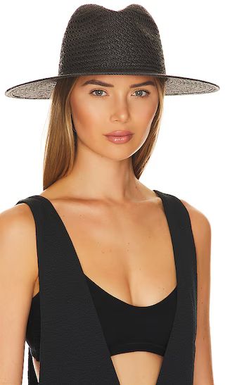 Luxe Vented Packable Hat in Black | Revolve Clothing (Global)