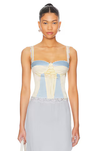 MORE TO COME Ariya Cami Top in Ivory Multi from Revolve.com | Revolve Clothing (Global)