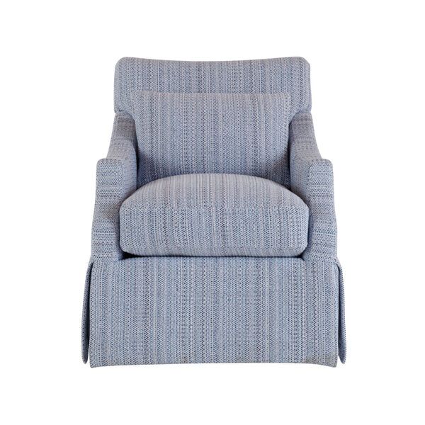 Margaux Gray Polyester Accent Chair | Bellacor