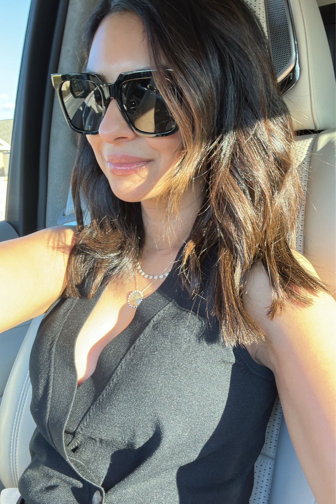 Linking my Celine glasses and sweater vest! Wearing an xs. Lip colors also linked  

Lipstick- daphne
Lip gloss- peony


#LTKstyletip