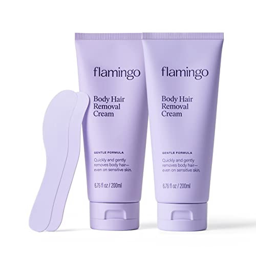 Amazon.com : Flamingo Women's Body Hair Removal Cream - (2 Pack) 6.76 fl oz - Removes Hair from L... | Amazon (US)
