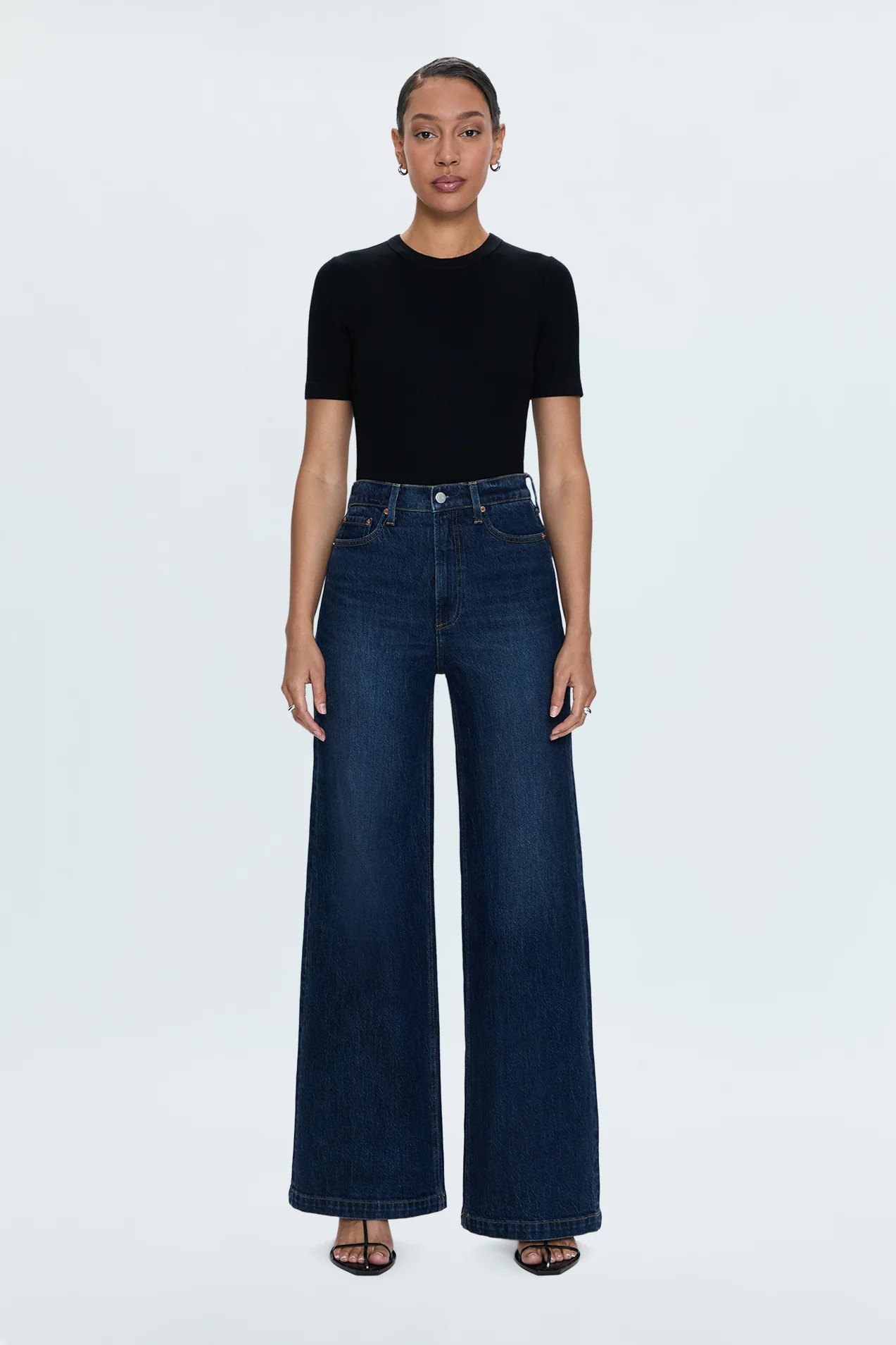 PETITE Lana High Rise Ultra Wide Jean - Elevation | Pistola Denim