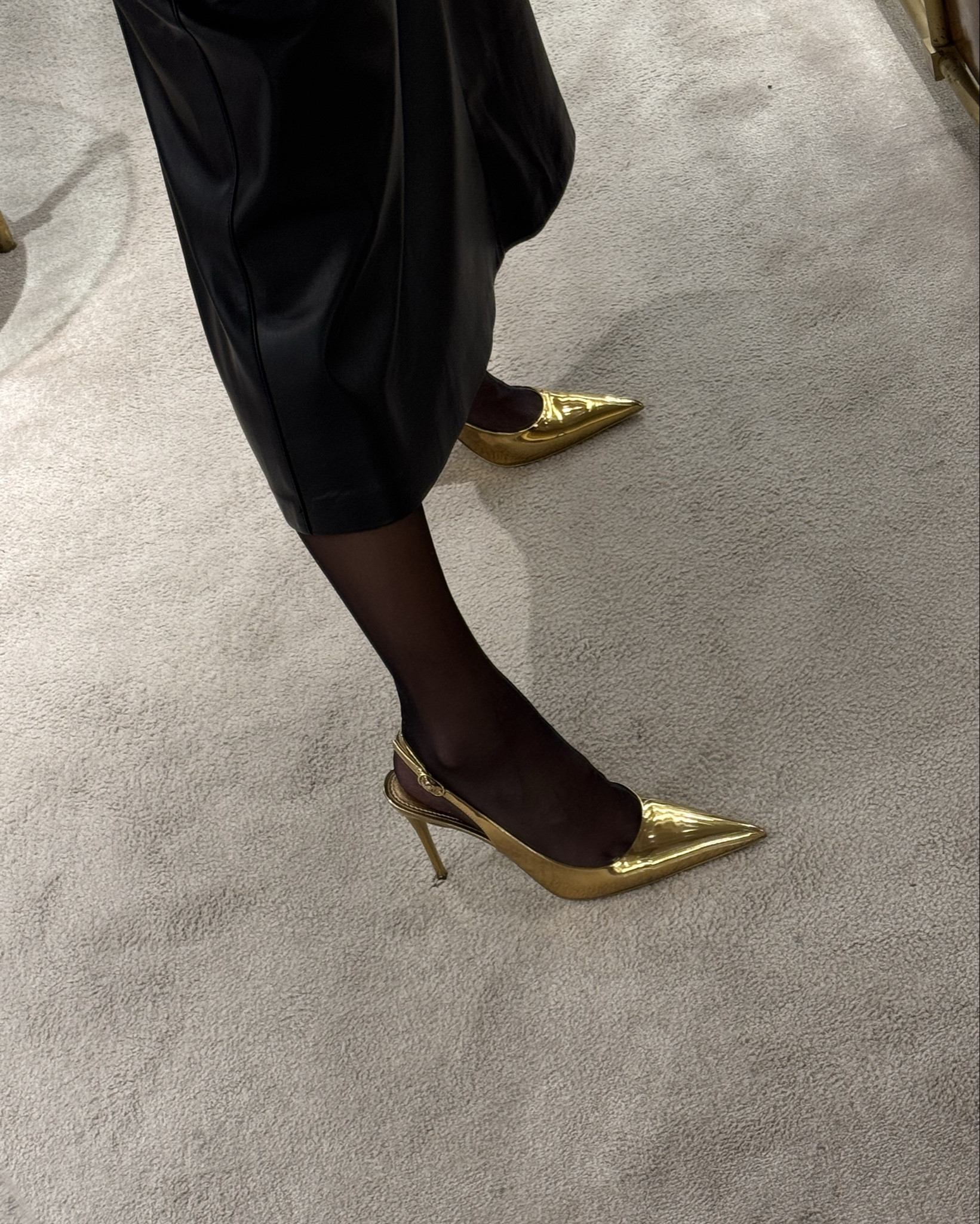 Dolce girl obsession- party shoes 

#dolcegabbana #goldslingback #blackslingback #stilettoheels 

#LTKwedding #LTKluxury #LTKpartywear