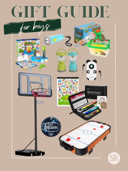 Gift guide for boys, 5-7. | screen free gifts,  boys gift guide, little boys gifts, basketball goal, bug kit, outdoor, craft kit, holiday gifts for boys 

#LTKHoliday #LTKGiftGuide #LTKCyberWeek