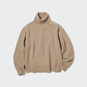 100% Lambswool Turtleneck Jumper | UNIQLO (UK)
