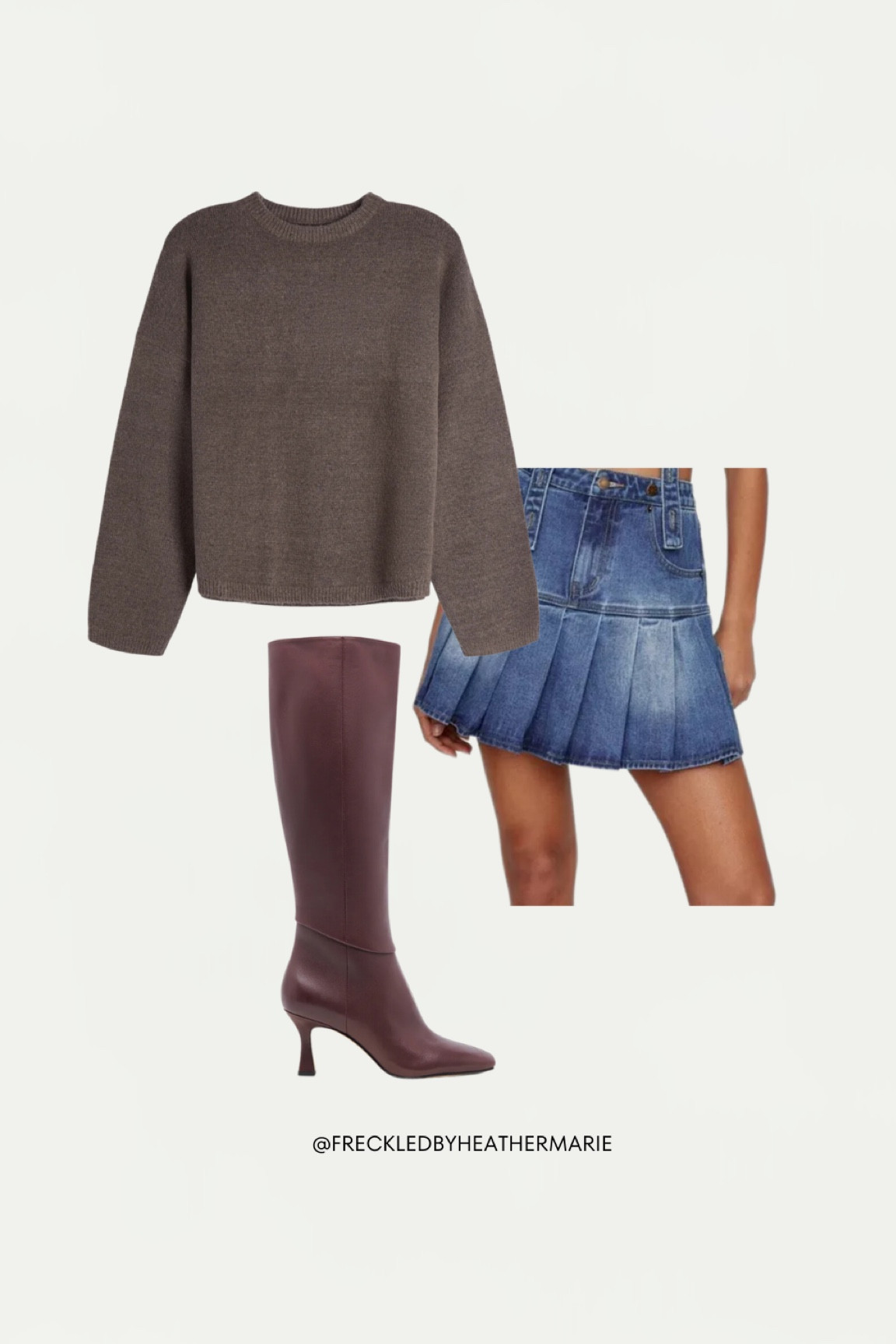 Fall outfit inspo as seen on my TikTok 

Sweater is from Oak and Fort - can’t link! 

#LTKSeasonal #LTKStyleTip