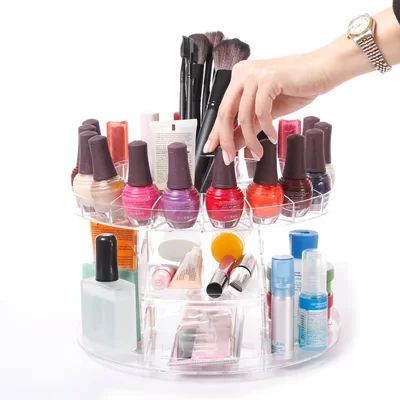 Modern Home Deluxe Rotating Cosmetic Organizer | Wayfair North America