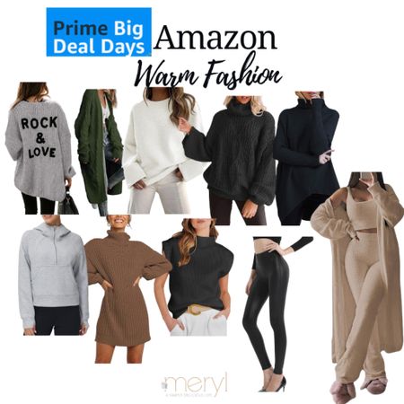 Amazon Prime Big Deals - Warm Fashion
3 piece lounge wear Turtleneck sweater Rock & Love cardigan Cable Knit Cardigan Sweater Dress Faux Leather Leggings Sleeveless Turtleneck Half Zip Hoodie Lululemon Dupe

#LTKfindsunder100 #LTKxPrime #LTKstyletip