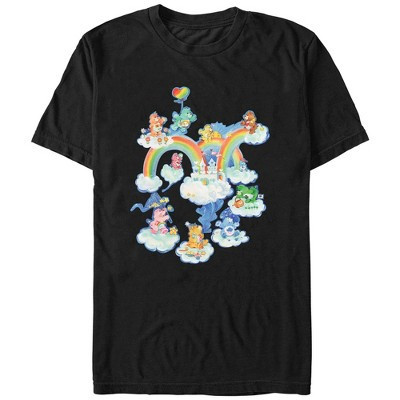 Men's Care Bears Cloud Kingdom  T-Shirt - Black - Large | Target