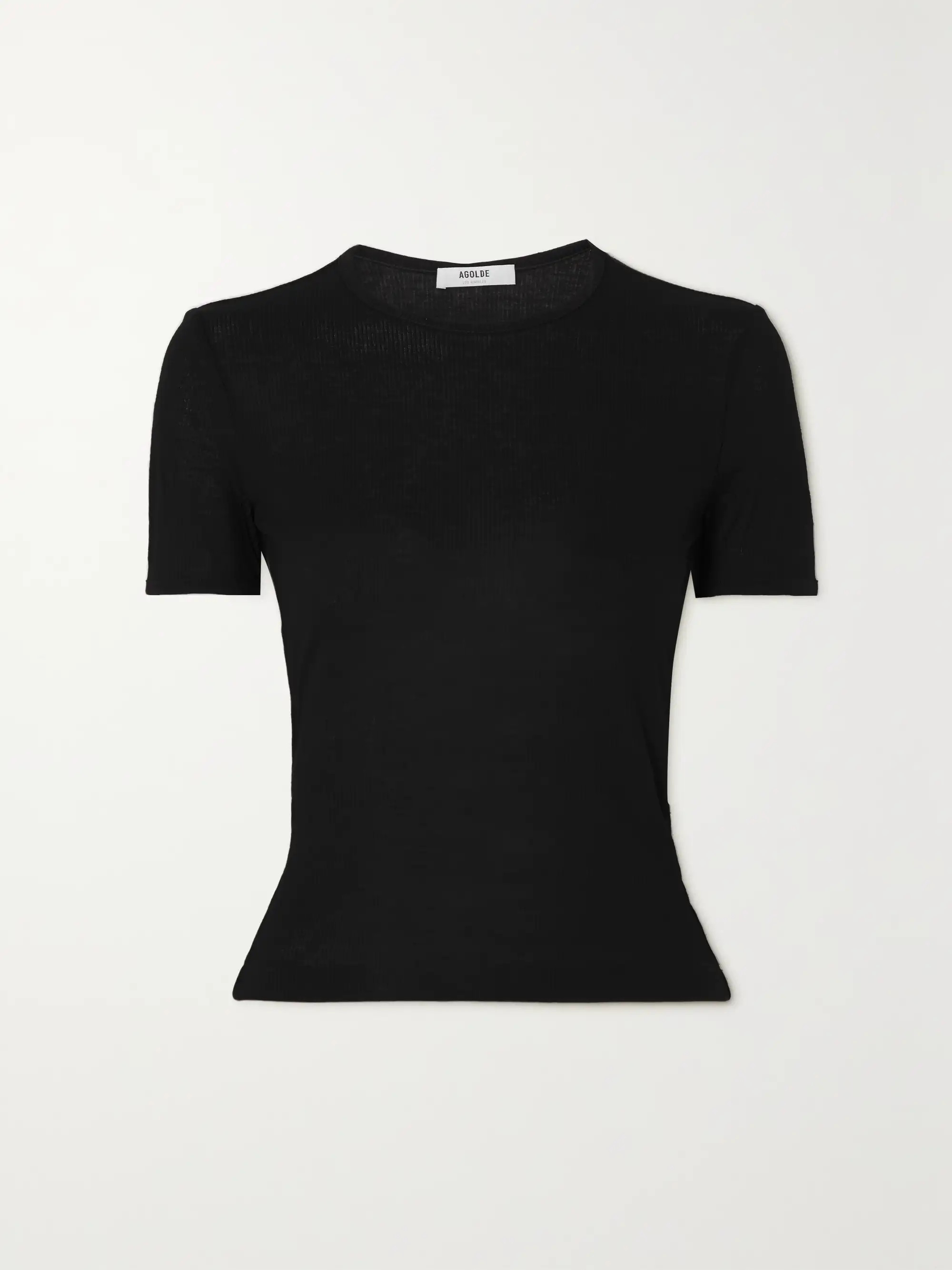 Abbie ribbed stretch-jersey T-shirt | NET-A-PORTER (US)