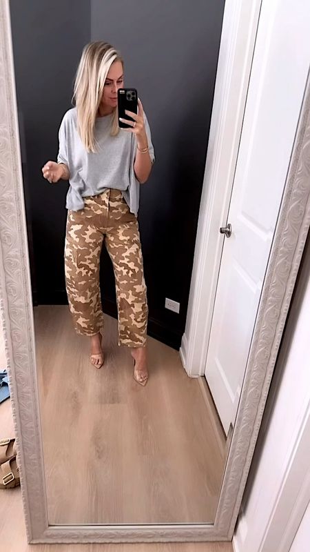 Loving these Camo pants! Splurge worthy find! 
I did my tts.

Can be worn dressy or casual! 

Camouflage. Camo. Spring style. Trends. Outfits. 


#LTKshoecrush #LTKFestival #LTKstyletip