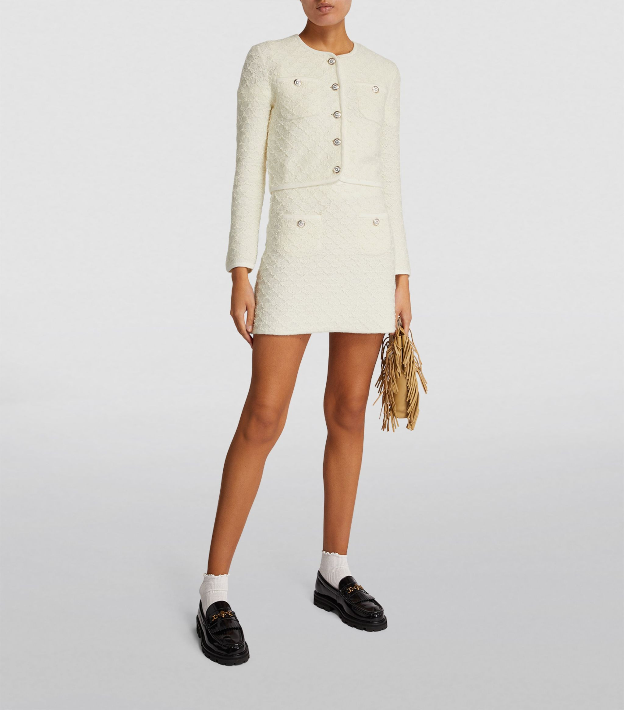 Diamond-Pattern Cardigan | Harrods