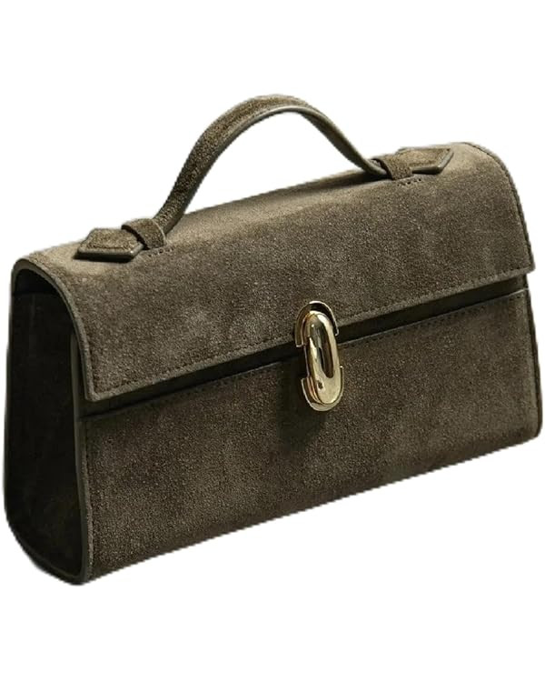 Korean Niche Savette Handbag Genuine Leather The Small Square Row Bag French Minimalist Cowhide B... | Amazon (UK)