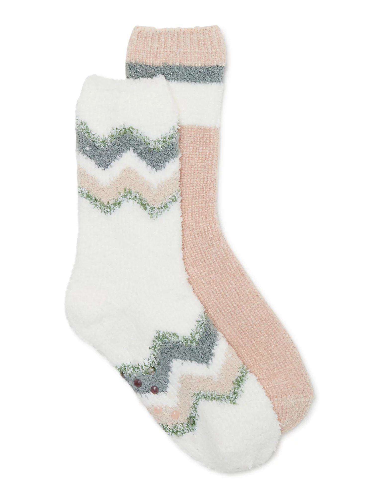 Joyspun Women's Lounge Socks, 2-Pack, Size 4-10 - Walmart.com | Walmart (US)