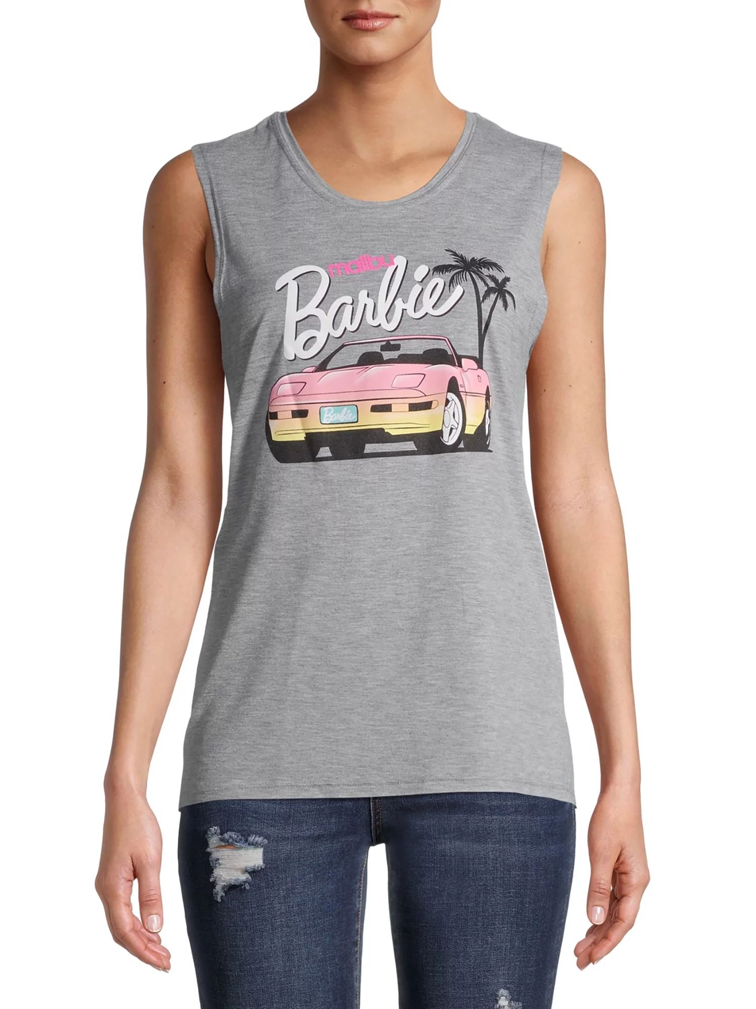 Malibu Barbie Juniors' Corvette Graphic Tank Top - Walmart.com | Walmart (US)