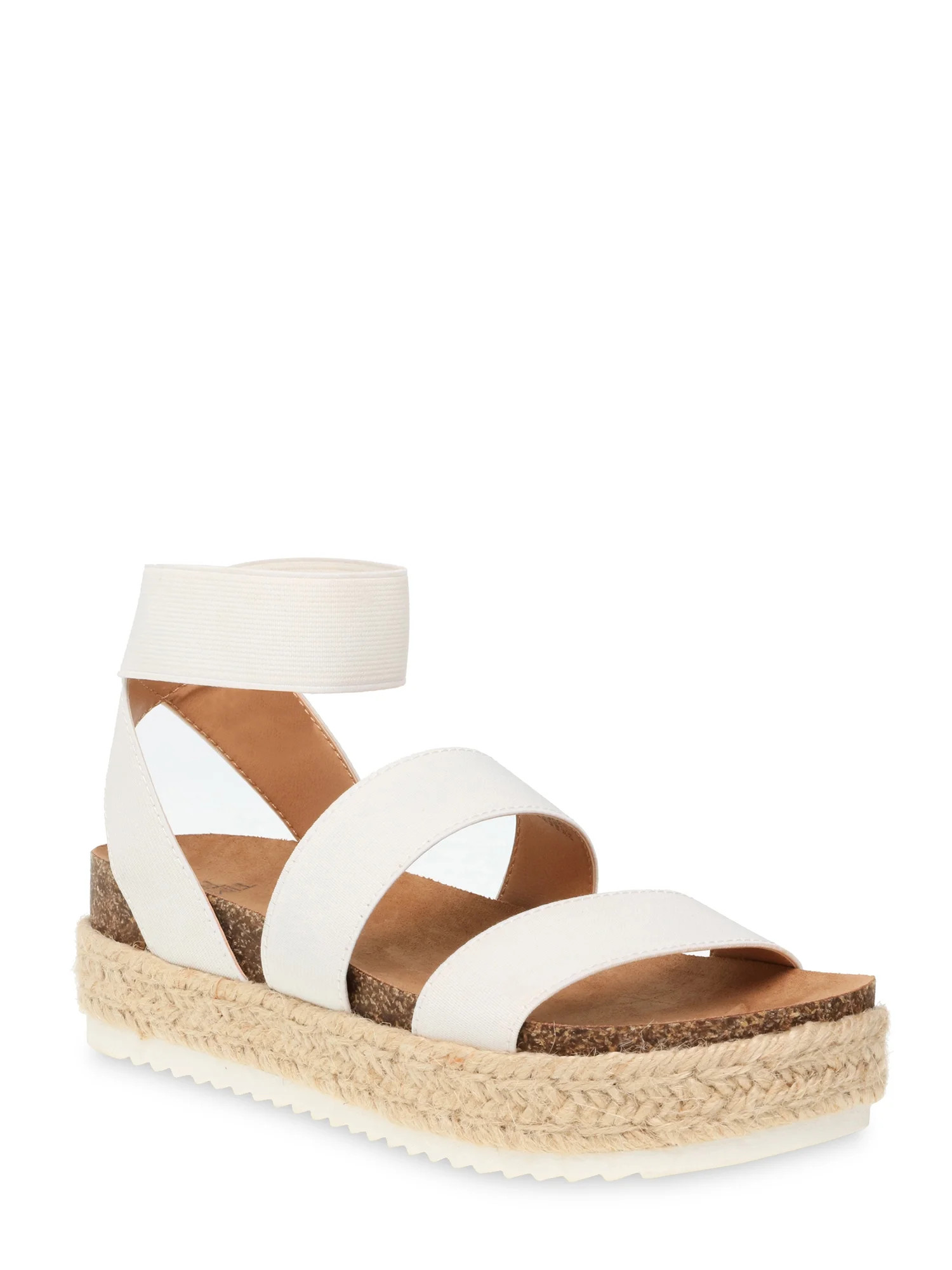 Time and Tru Flatform Sandals (Women's) | Walmart (US)