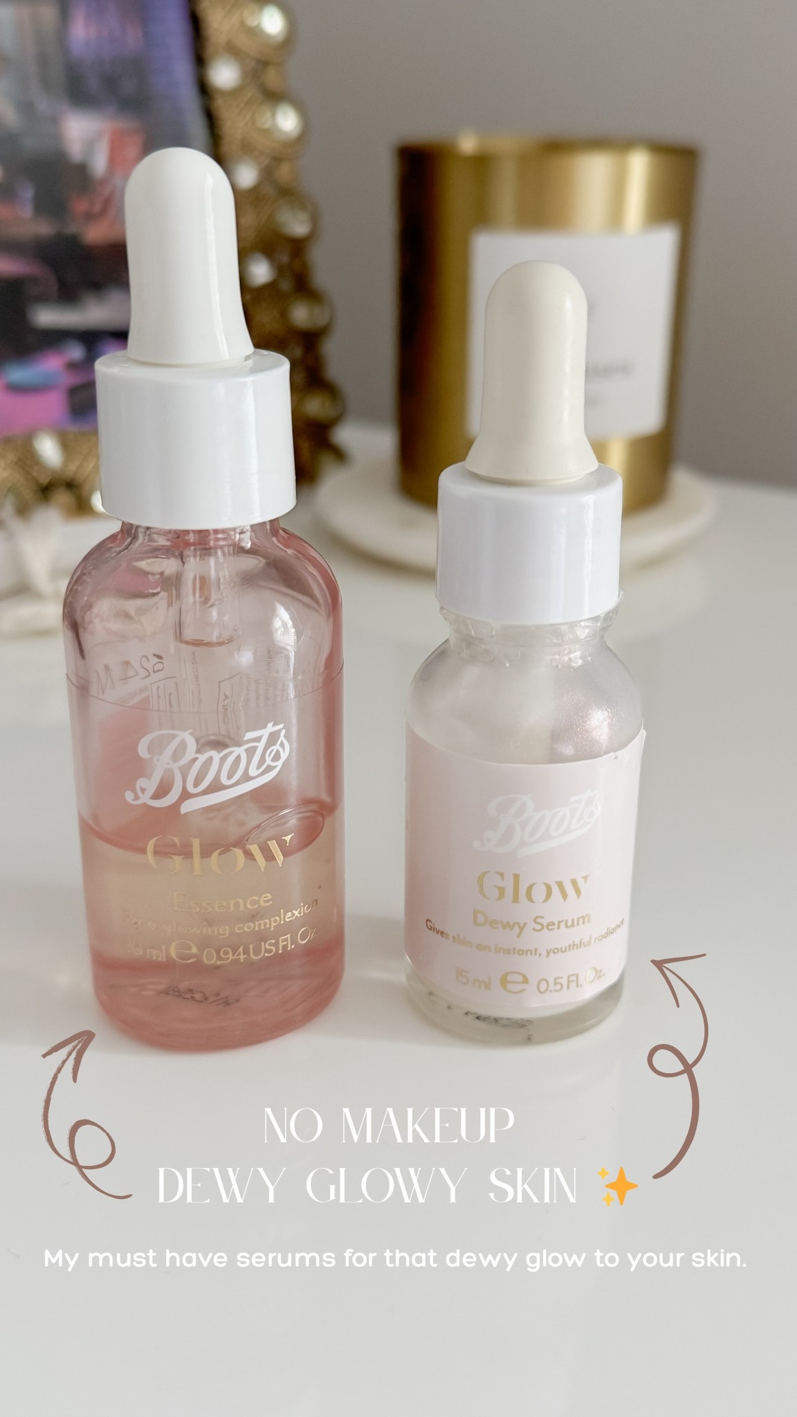 No makeup dewy skin with a glow these are my 2 must have products that I use! This is a nice natural way to have glowy skin 🤍✨

#LTKsummer #LTKbeauty #LTKuk