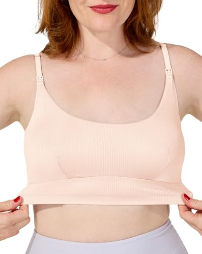 Bodily Everything Bra for Pregnancy, Nursing & Breastfeeding, Soft, Stretchy, Wireless Maternity & Sleep Bra with Clip Down Nursing Access | Amazon (US)