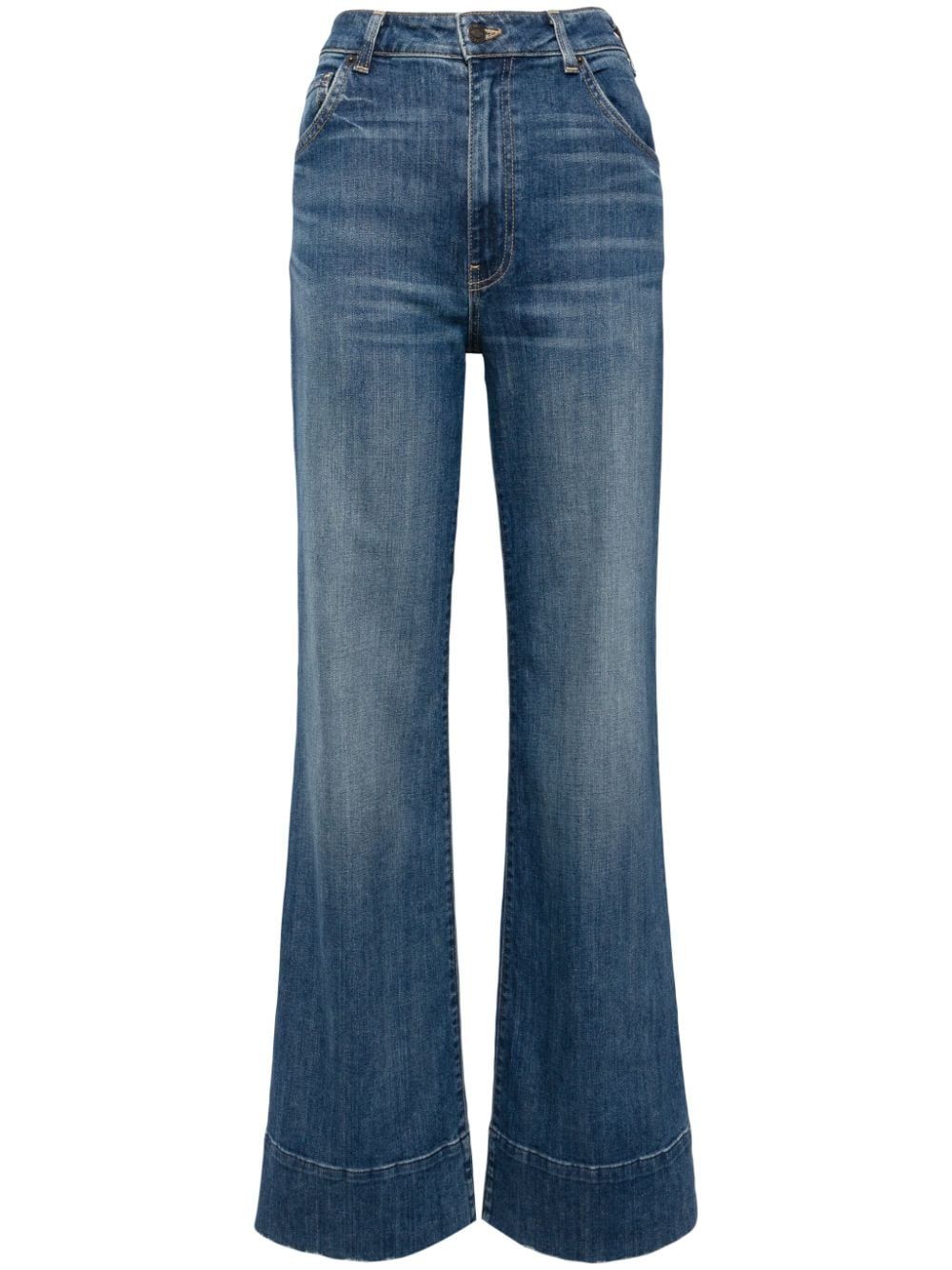 Nili Lotan Nadege Jean Flared Denim Jeans - Farfetch | Farfetch Global