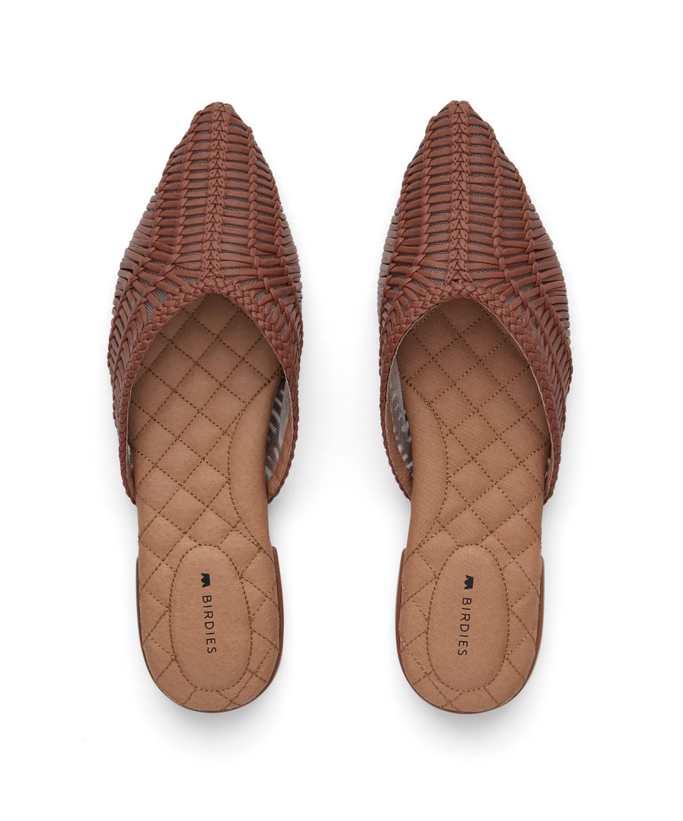 The Swan - Cognac Woven Leather | BIRDIES