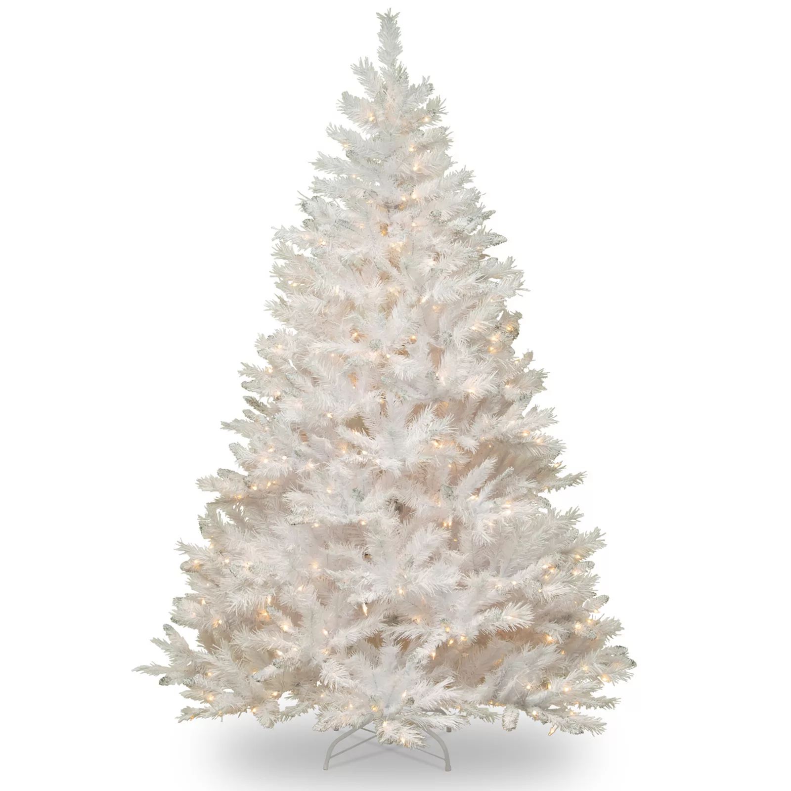 7-ft. Pre-Lit Winchester Pine Artificial White Christmas Tree, Green | Kohl's