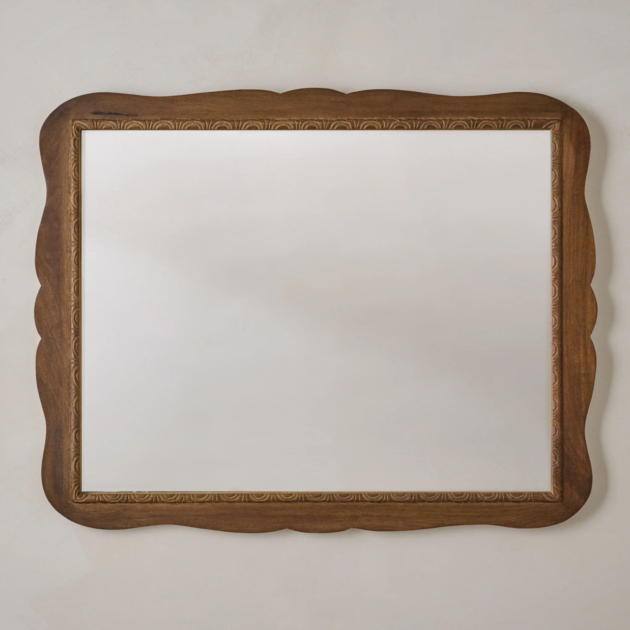 Caroline Carved Wood Mirror | Magnolia