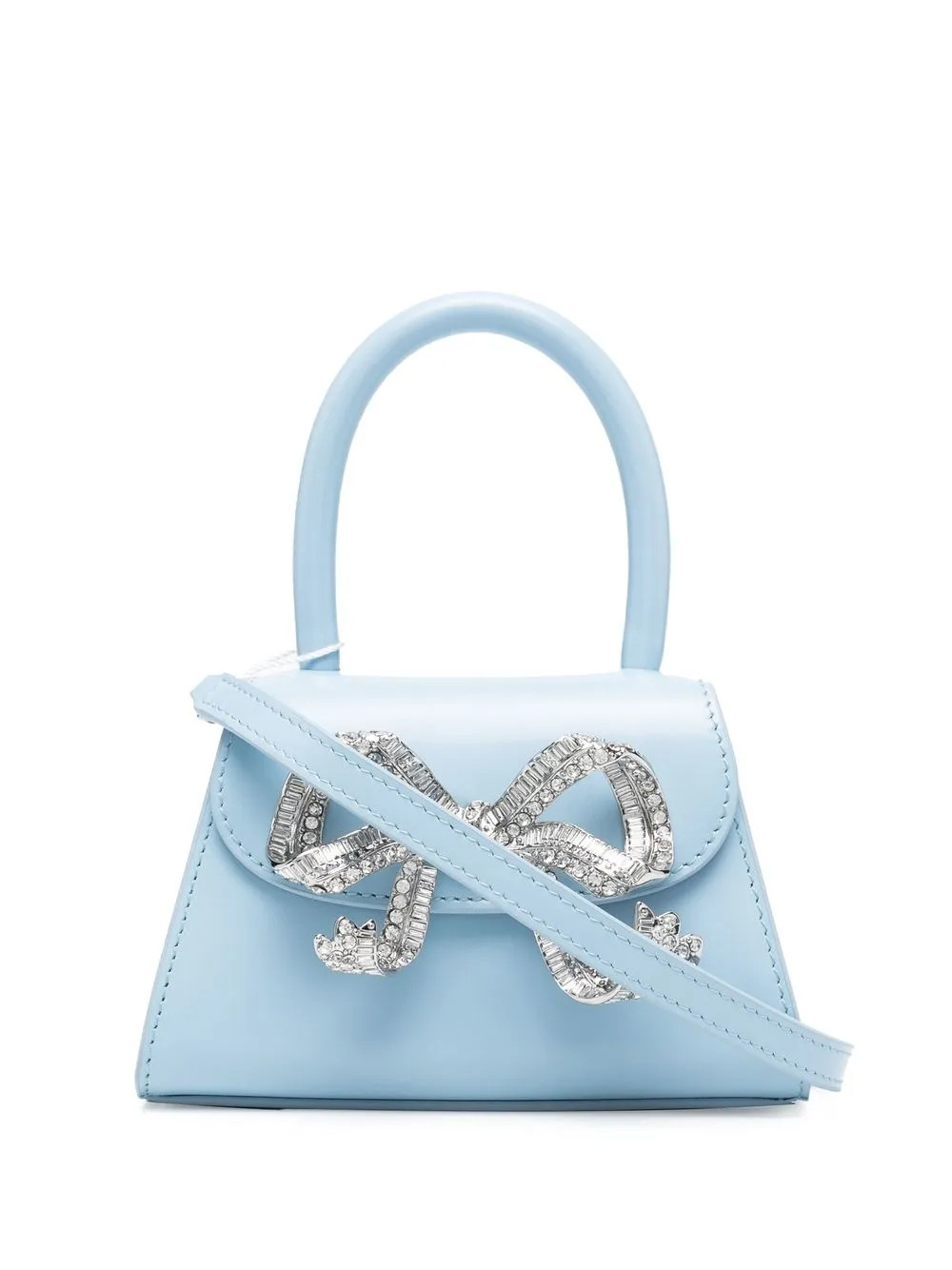 Self-Portrait Mini The Bow Tote Bag - Farfetch | Farfetch Global