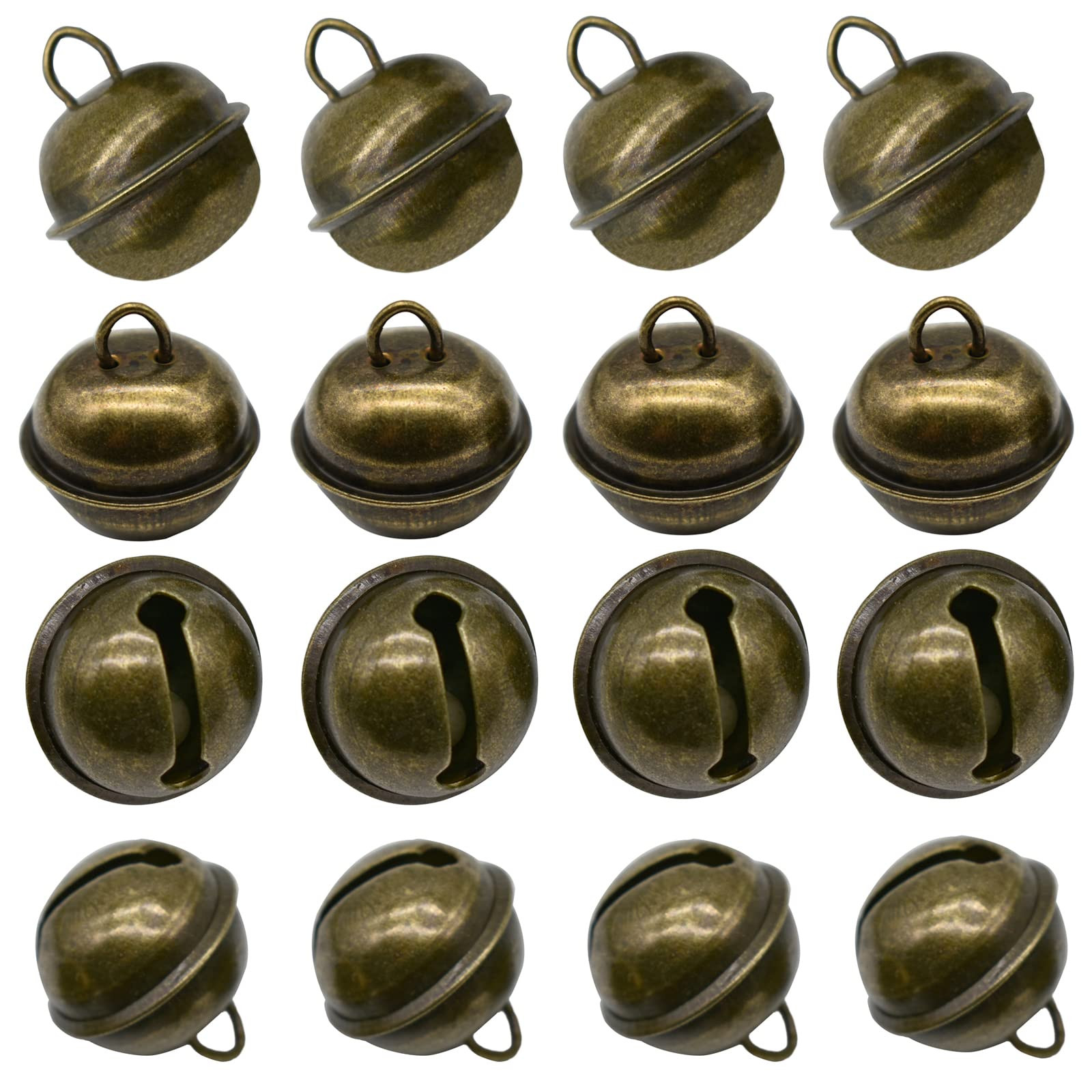Maydahui 100 PCS Bronze Jingle Bell 1 Inches Vintage Copper Bell Antique Decorative Tone for Chri... | Amazon (US)