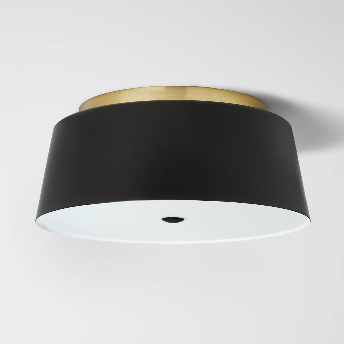 Semi Flushmount Kids' Ceiling Light Black/Gold - Pillowfort™ | Target