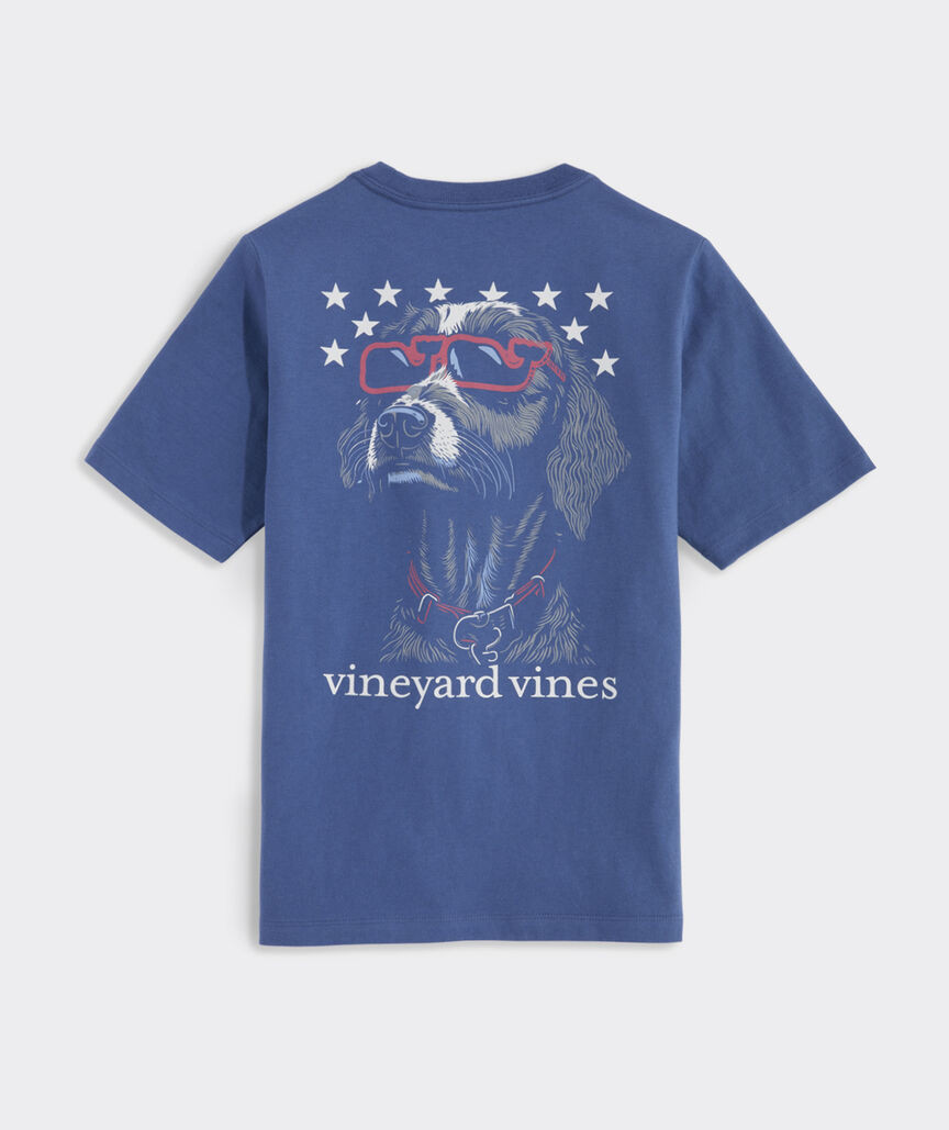 Boys' Americana Dog Short-Sleeve Pocket Tee | vineyard vines
