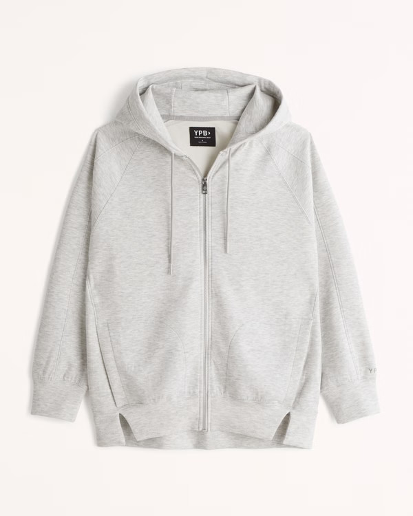 YPB neoKNIT Legging-Friendly Full-Zip Hoodie | Abercrombie & Fitch (US)