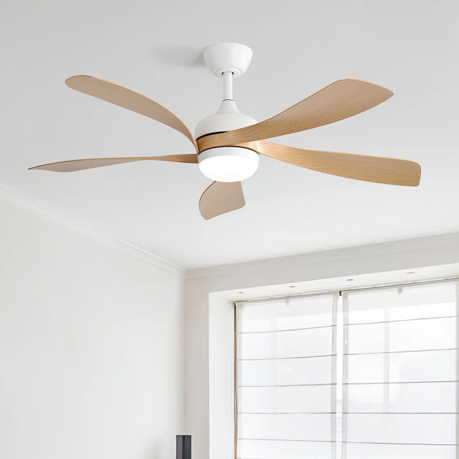 Sofucor 52'' Whisper Ceiling Fan with LED Lights | Wayfair | Wayfair North America