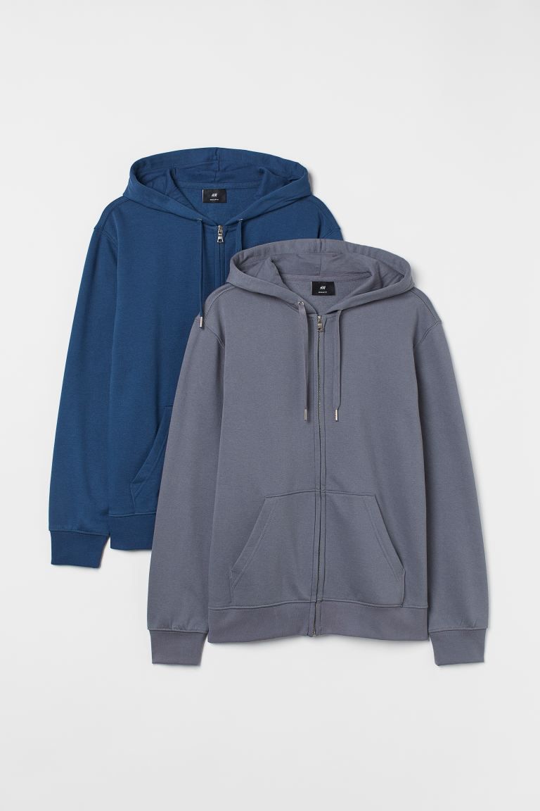 2-pack Regular Fit Hooded Jackets | H&M (US + CA)