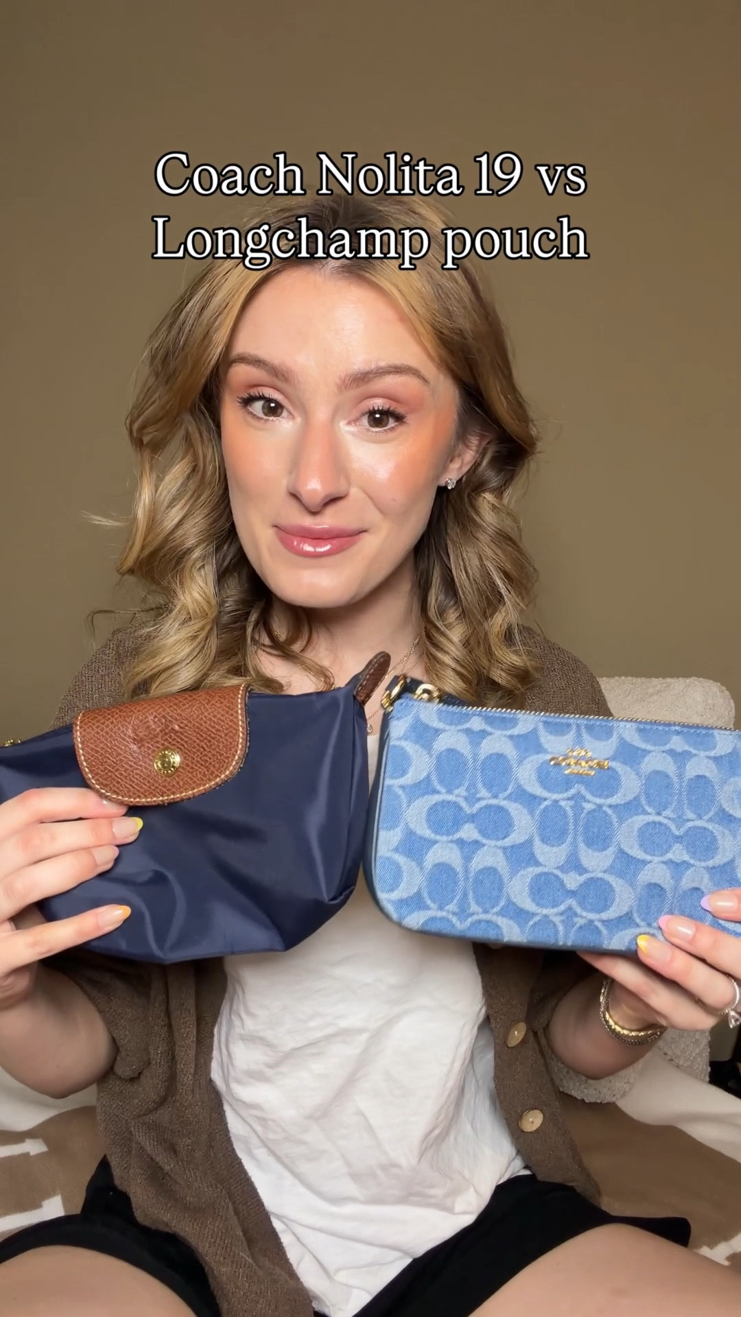 Comparing the Coach Outlet Nolita 19 to with the Longchamp mini pouch 💗 if you like one I can guarantee you will like the other! They are exactly the same size and you can alter the straps to make them fit your needs. The Nolita strap can be extended with different extenders and you can get a strap kit for the Longchamp pouch to turn it into a shoulder bag or crossbody bag! 

My mini Longchamp insert also fits perfectly in the Nolita!

#LTKvlog #LTKdayinmylife #LTKootd