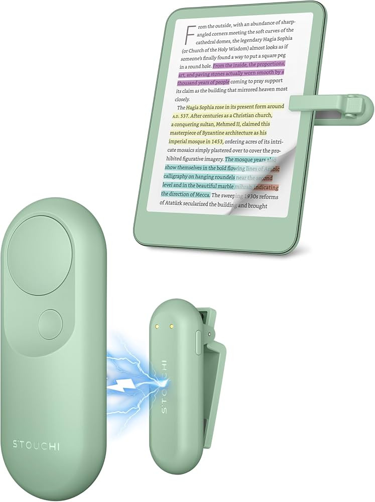 Stouchi Remote Page Turner, RF Page Turner for Paperwhite Accessories Ereader Clicker iPad Readin... | Amazon (CA)