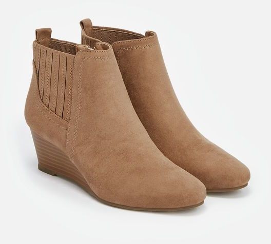 JustFab Booties Everley Womens Brown Size 11 | JustFab