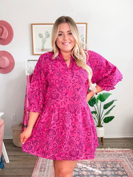 This gorgeous printed dress is so perfect for Spring & Easter! 🙌🏼

Wearing an XL

Vacation dress, spring dress, boho dress, pink dress, Easter dress

#LTKfindsunder100 #LTKmidsize