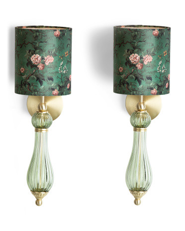 2pk 22.5in Scalloped Rechargeable Led Wall Sconces | TJ Maxx