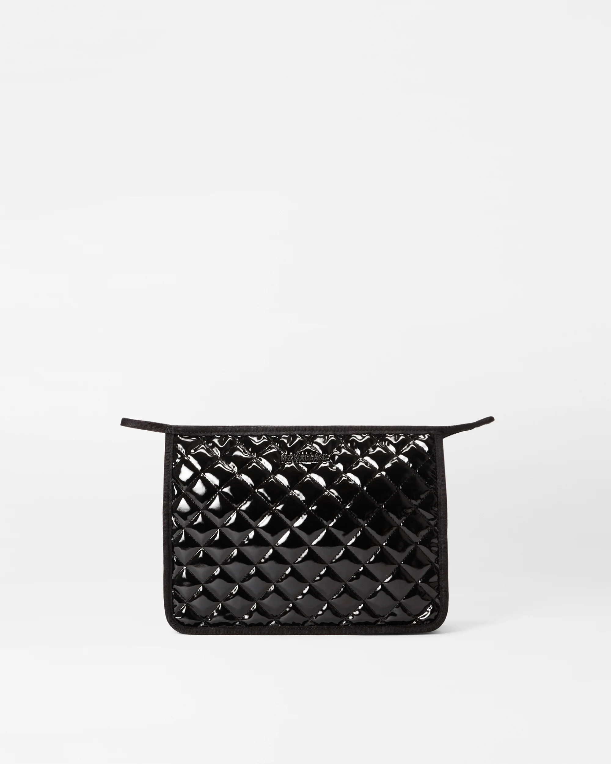 Black Lacquer Metro Clutch | MZ Wallace