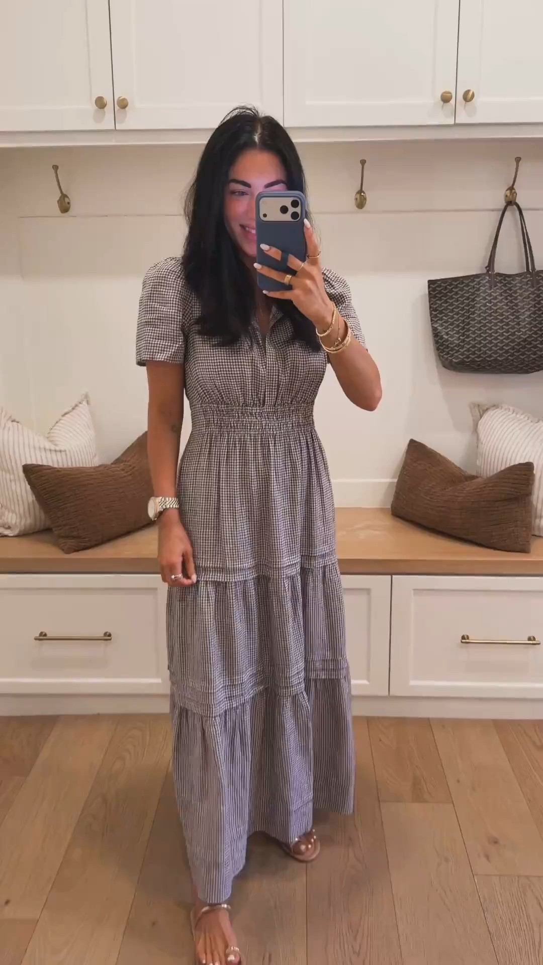 The cutest tiered maxi dress from @Quince 🤍 Perfect for summer and it is 50% off currently! Comes in multiple colors- I’m wearing the taupe brown gingham.

Summer dress
Summer outfits
Linen dress
Resort wear
Vacation outfit

#LTKSaleAlert #LTKootd #LTKSeasonal