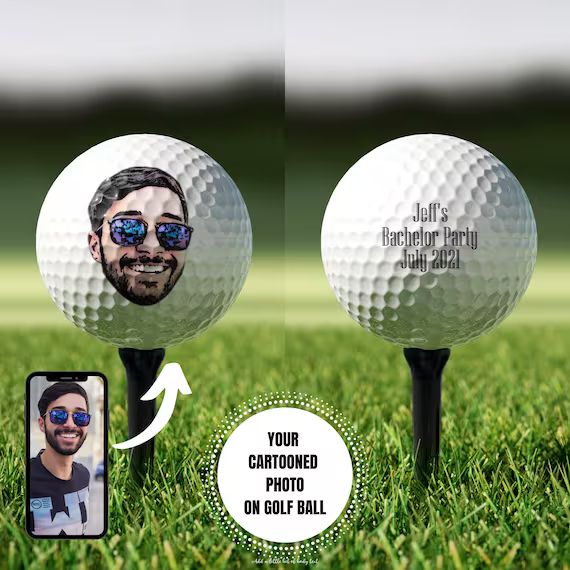 Custom Golf Balls Golf Gift Gift for Golfer Fathers Day | Etsy | Etsy (US)